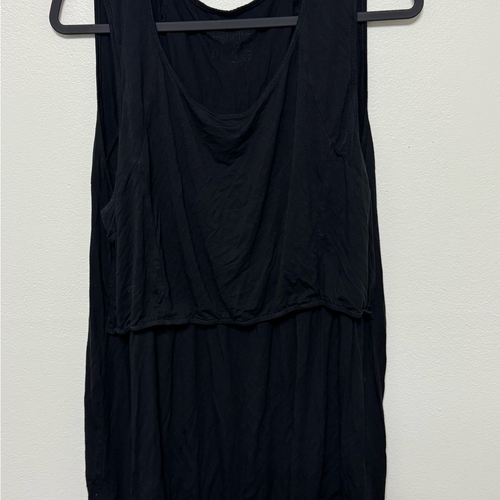 Latched Mama Active Nursing Tank Drawstring Bottom plus size